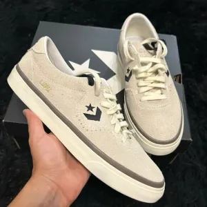 CONVERSE Louie Lopez Pro low egret suede lace up shoes sneakers women's 8.5 new