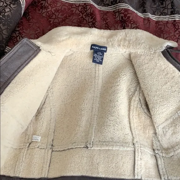 COPY - Ralph Lauren shearling leather