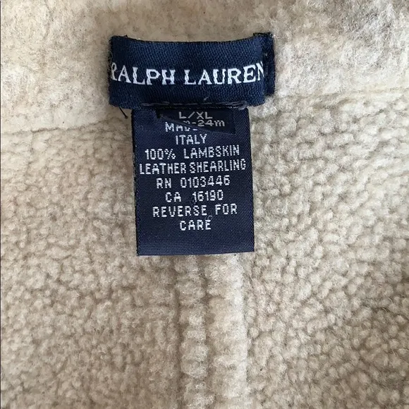 COPY - Ralph Lauren shearling leather