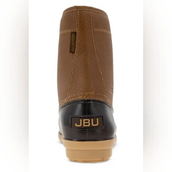 COPY - WATERPROOF -JBU MEN'S MAINE TAN DUCK BOOTS - NEW WITH TAGS &amp; BOX …