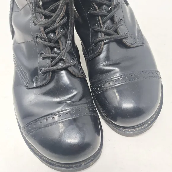 Corcoran 975 Black 10 Inch Jump Boots Military Police Combat Gothic Size 9.5 E