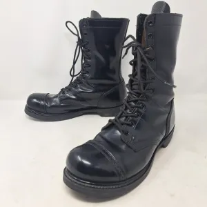 Corcoran 975 Black 10 Inch Jump Boots Military Police Combat Gothic Size 9.5 E