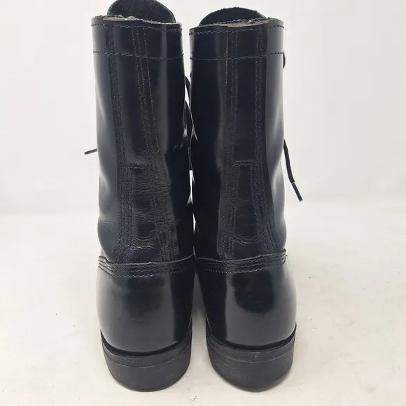 Corcoran 975 Black 10 Inch Jump Boots Military Police Combat Gothic Size 9.5 E