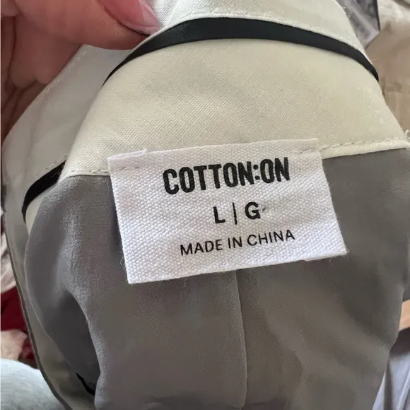Cotton On Light Gray Mini Skirt