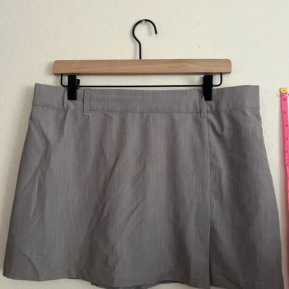 Cotton On Light Gray Mini Skirt