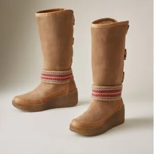COUGAR DUNCAN DRAFT SUEDE SHEARLING WINTER WATERPROOF BOOTS 9
