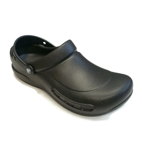 CROCS Bistro Lightweight Slip On Clogs Shoes Black Mens Size 10 Womens Size 12