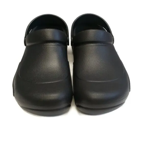 CROCS Bistro Lightweight Slip On Clogs Shoes Black Mens Size 10 Womens Size 12