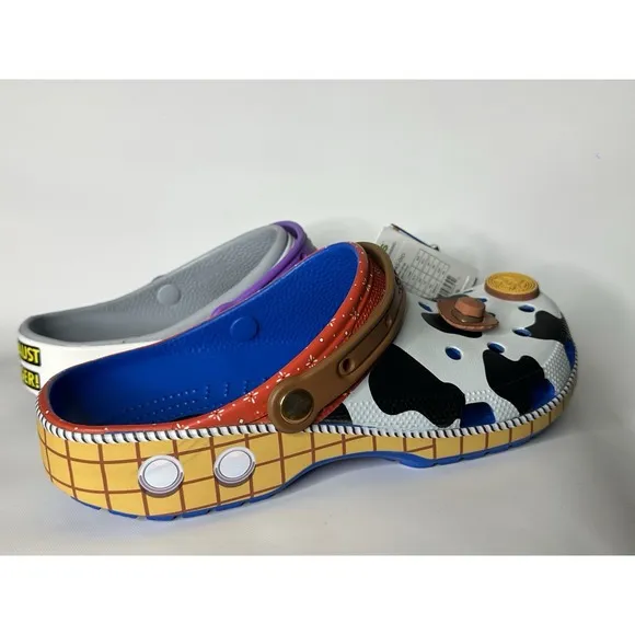Crocs Disney Pixar Classic Clog Sandal Toy Story Woody Buzz Lightyear Men 11 W12