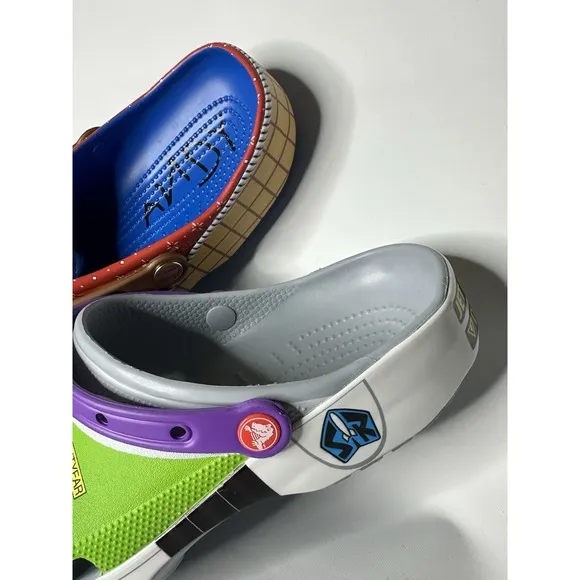 Crocs Disney Pixar Classic Clog Sandal Toy Story Woody Buzz Lightyear Men 11 W12