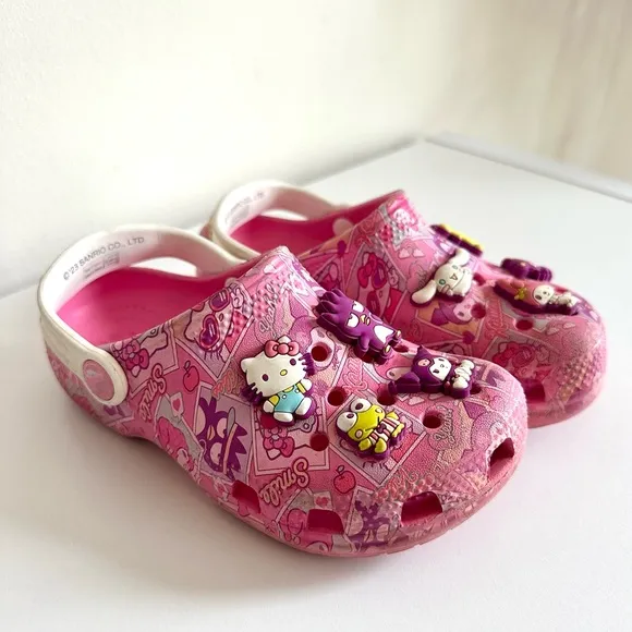 CROCS Hello Kitty and Friends Classic Clog Kids Crocs, size C12