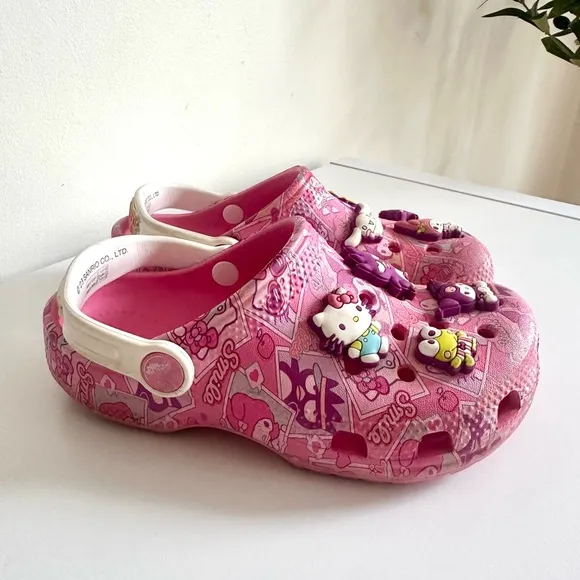 CROCS Hello Kitty and Friends Classic Clog Kids Crocs, size C12