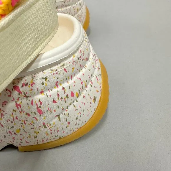 CROCS Hiker Xscape Festival Clog Shoes 'Chalk/Orange'  Women's Size 9 Mens 7