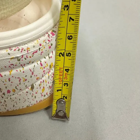 CROCS Hiker Xscape Festival Clog Shoes 'Chalk/Orange'  Women's Size 9 Mens 7