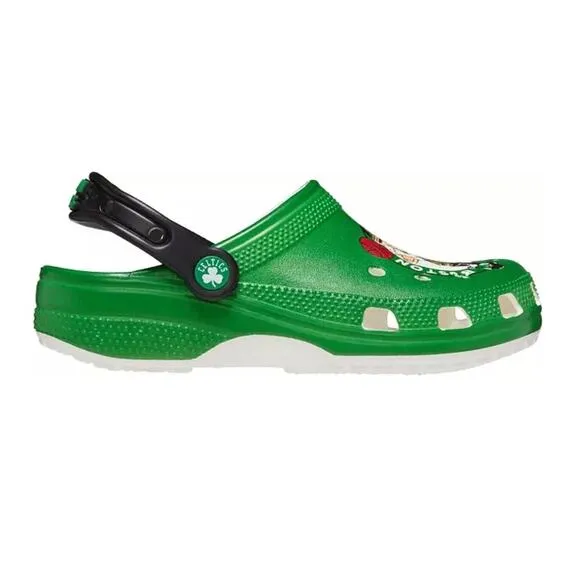 Crocs NBA Champs Boston Celtics Classic Mens 12 Womens 14 Clogs Green Basketball