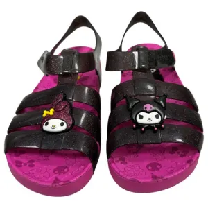 Crocs X Hello Kitty My Melody Kuromi Sandals Girls Size 2