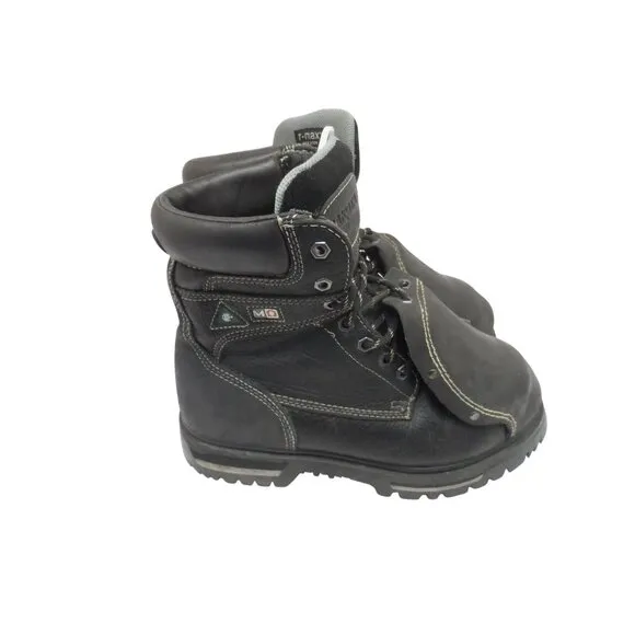 Dakota Men's 8514 T-Max Insulated Leather Steel Toe Work Boots Size 8.5 Black