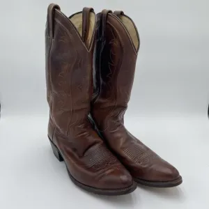 Dan Post Men's Cowboy Western Boots Brown Leather Size 10.5 D