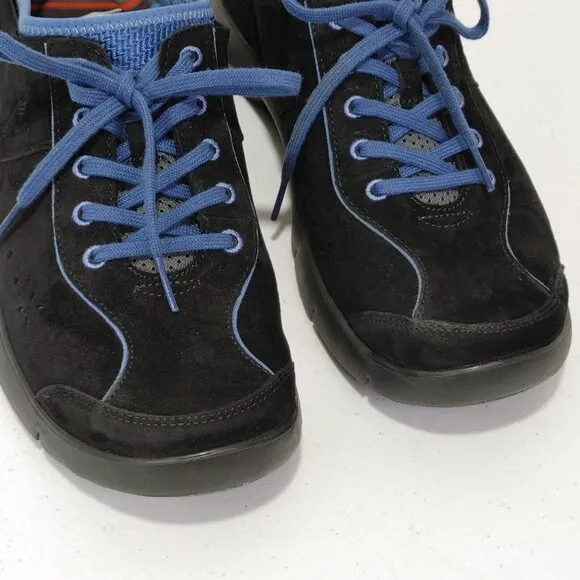 Dansko Black Suede Leather Lace Up Sporty Sneakers Men's Size 42 / 8.5-9…