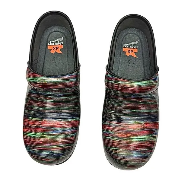 Dansko XP Womens Nurse Shoes Size EU 37 US 6.5 Pre-Owned Multi Color