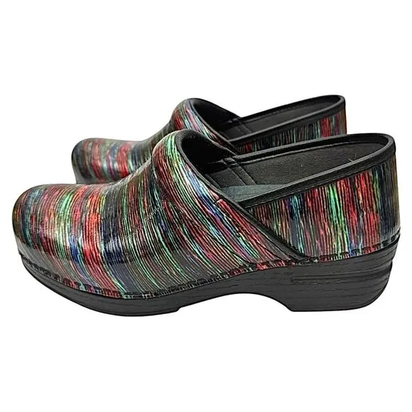 Dansko XP Womens Nurse Shoes Size EU 37 US 6.5 Pre-Owned Multi Color