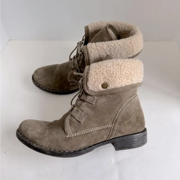 Diba True Jay Neen Ankle Boots Faux Shearling. Size 6