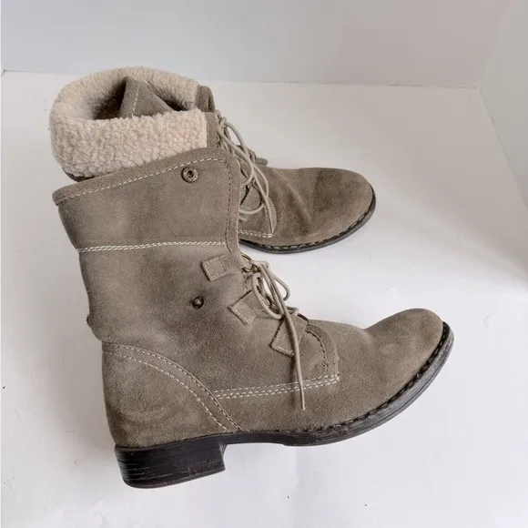 Diba True Jay Neen Ankle Boots Faux Shearling. Size 6