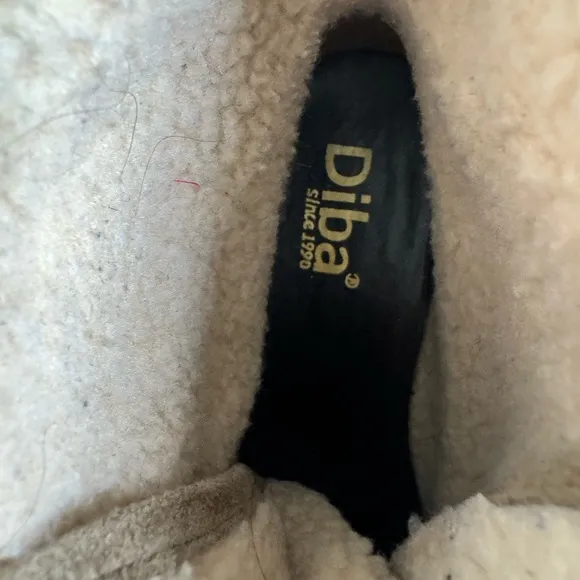 Diba True Jay Neen Ankle Boots Faux Shearling. Size 6