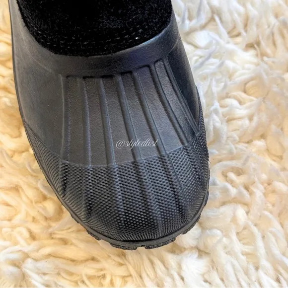 Diemme Balbi Suede Ankle Duck Chelsea Boots Black 36 NWOB