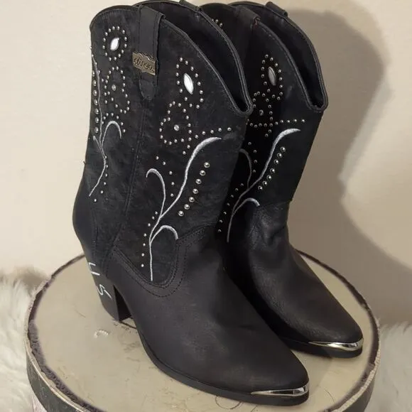 Dingo Leather Embellished Cowboy Boot