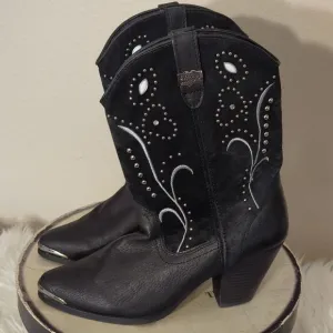 Dingo Leather Embellished Cowboy Boot