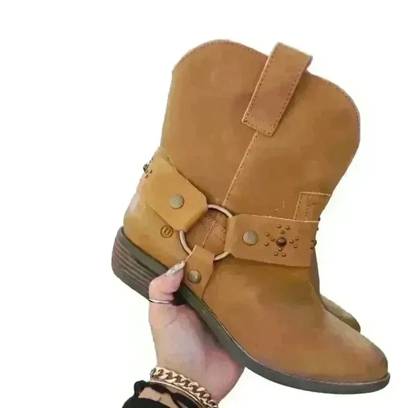 Dingo Women's Tan Silverada Western Boots - Medium Toe 8.5