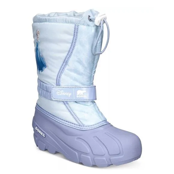 Disney x Sorel Little Girls Flurry Frozen 2 winter duck Boots size big kid 7