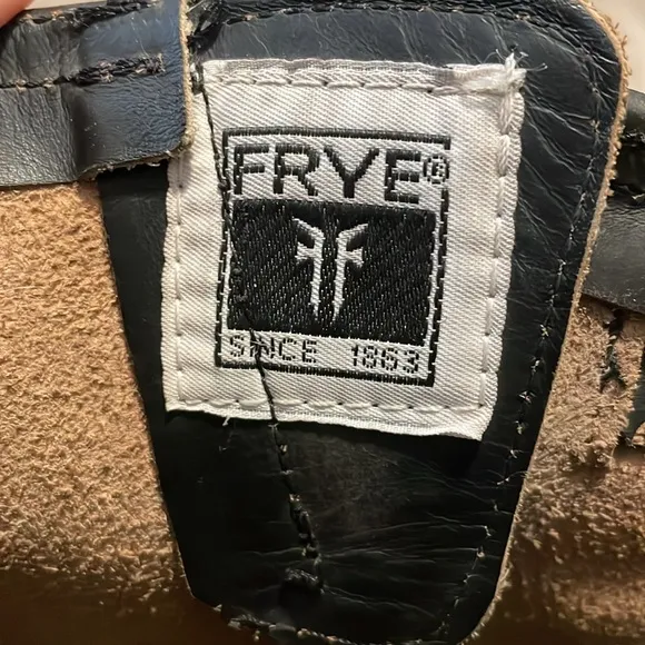 Distressed Leather Frye Boots