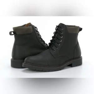 DOCKERS Dudley Black Leather Boots size 12