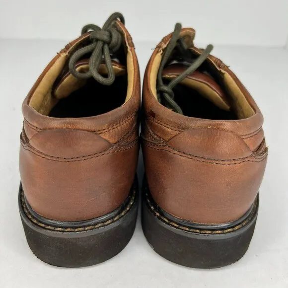 Dockers Mens M090-3902 Brown Casual Leather Lace Up Size 10M Oxford Shoes