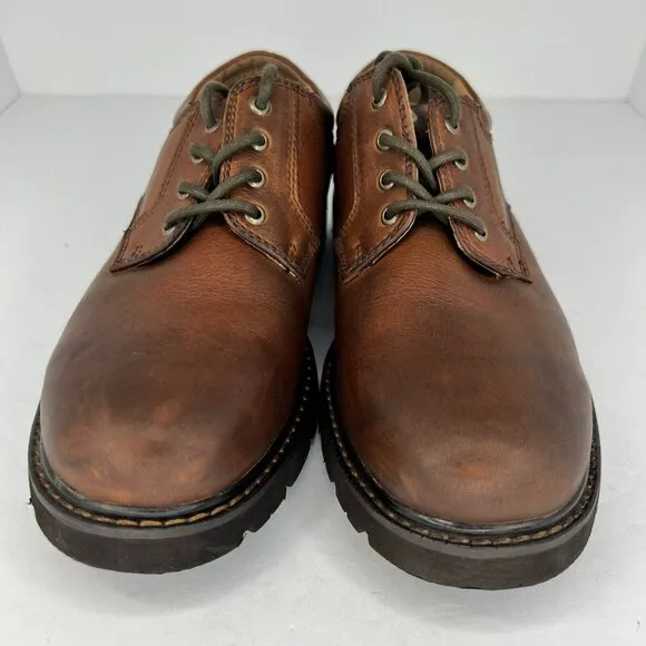Dockers Mens M090-3902 Brown Casual Leather Lace Up Size 10M Oxford Shoes