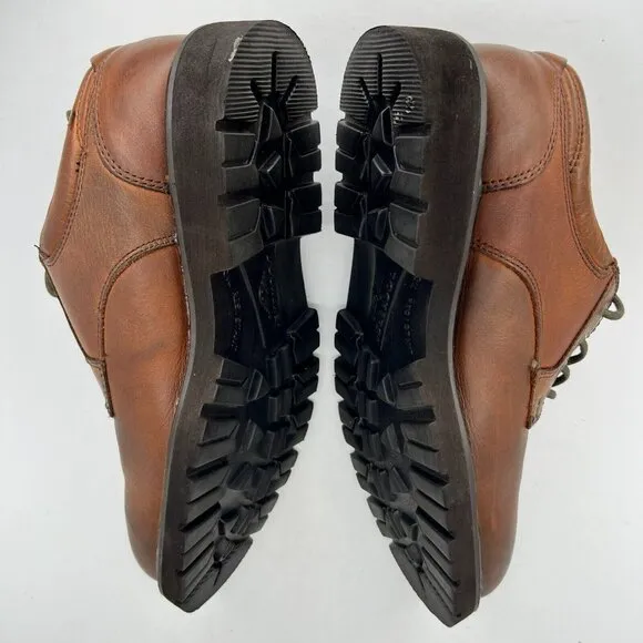 Dockers Mens M090-3902 Brown Casual Leather Lace Up Size 10M Oxford Shoes
