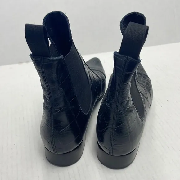 Donduo embossed leather boots
