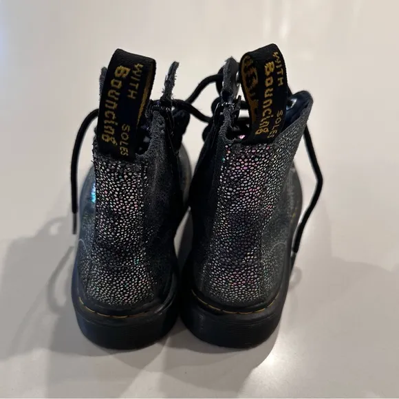 Dr. Marten 1460 Metallic Suede Lace Up Boots Girls Size 13