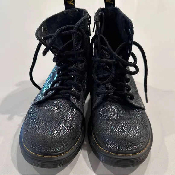 Dr. Marten 1460 Metallic Suede Lace Up Boots Girls Size 13