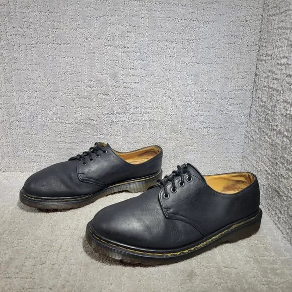 Dr. Martens AirWair 1461 Men's Size US 10 Black Leather Lace Up Oxford Shoes
