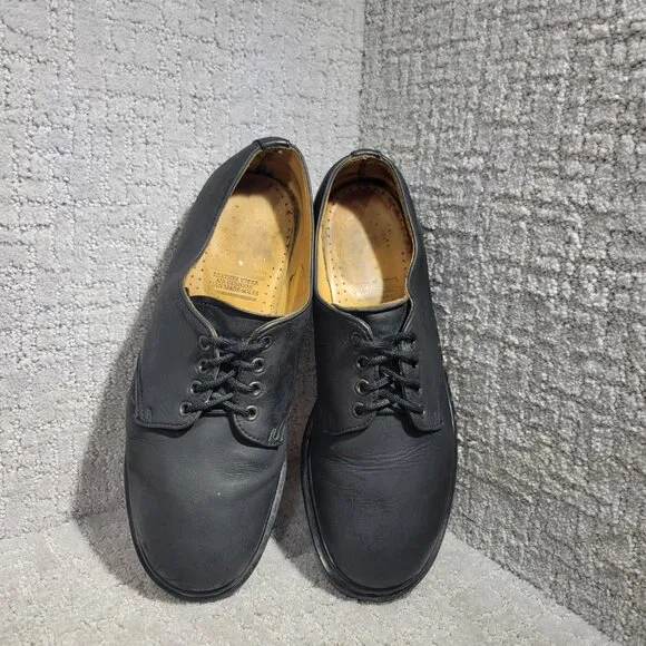 Dr. Martens AirWair 1461 Men's Size US 10 Black Leather Lace Up Oxford Shoes