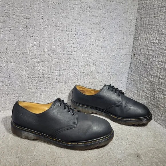 Dr. Martens AirWair 1461 Men's Size US 10 Black Leather Lace Up Oxford Shoes