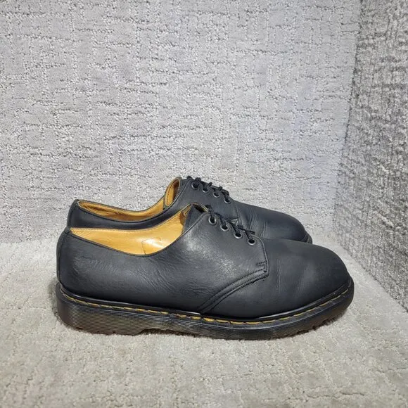 Dr. Martens AirWair 1461 Men's Size US 10 Black Leather Lace Up Oxford Shoes