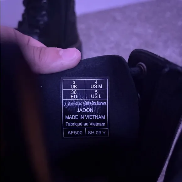 Dr. Martens Black Jadon Platform Boots