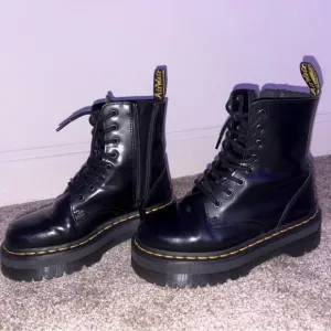 Dr. Martens Black Jadon Platform Boots