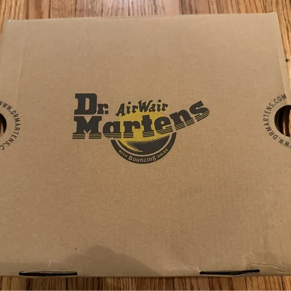 Dr. Martens Black Leather Kid's Boots