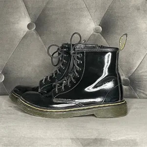 Dr. Martens Black Patent Leather Boots 1460J Kid’s Size 2