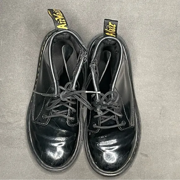 Dr. Martens Black Patent Leather Boots 1460J Kid’s Size 2